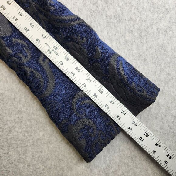 Lucky Brand Blazer Womens S Blue Floral Embroidered Goth Witch Vampire Regal VTG - Picture 15 of 16